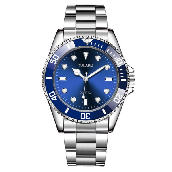 Factory in stock live hot sale foreign trade green water ghost watch men's watch men's watch fashion steel belt quartz watch - Image 2