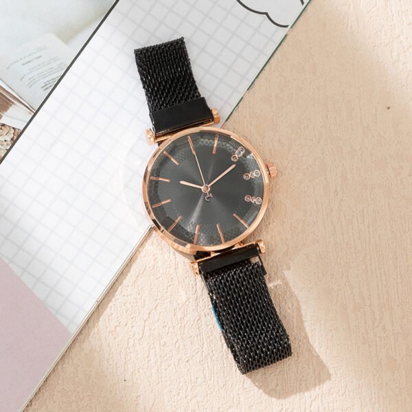 Foreign trade cross-border fashion hot sale Women's Watch female watch student magnet strap quartz watch factory in stock wholesale - Image 3
